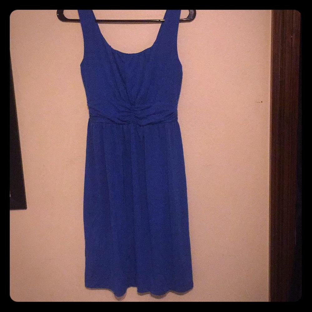 Blue dress